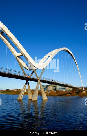 Ponte di Infinity, Stockton on Tees Foto Stock