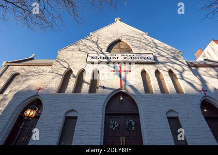 Mt. Sinai Baptist Church a Brooklyn, New York City, NY, Stati Uniti Foto Stock