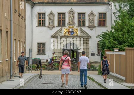 Altes Schloß, Bad Muskau, Sachsen, Deutschland Foto Stock