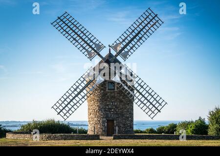 Moulin de Craca, Bretagna, Francia, Europa Foto Stock