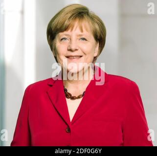 ANGELA MERKEL politico e Cancelliere tedesco qui nel 2013. Foto Stock