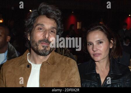 Vincent Elbaz e Virginie Ledoyen partecipano alla fiera Ami Alexandre Mattiussi Menswear Autunno/Inverno 2020-2021 come parte della settimana della Moda di Parigi, in Francia, il 14 gennaio 2020. Foto di Aurore Marechal/ABACAPRESS.COM Foto Stock