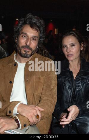 Vincent Elbaz e Virginie Ledoyen partecipano alla fiera Ami Alexandre Mattiussi Menswear Autunno/Inverno 2020-2021 come parte della settimana della Moda di Parigi, in Francia, il 14 gennaio 2020. Foto di Aurore Marechal/ABACAPRESS.COM Foto Stock