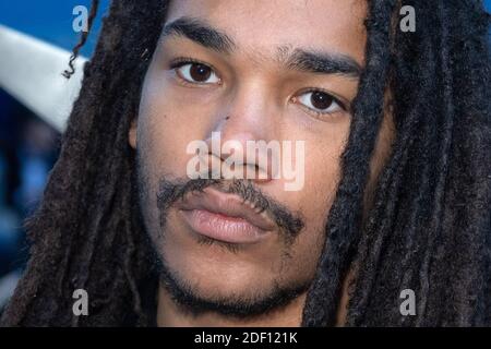 Luka Sabbat partecipa alla mostra Louis Vuitton Menswear Autunno/Inverno 2020-2021 come parte della Paris Fashion Week a Parigi, Francia, il 16 gennaio 2020. Foto di Aurore Marechal/ABACAPRESS.COM Foto Stock