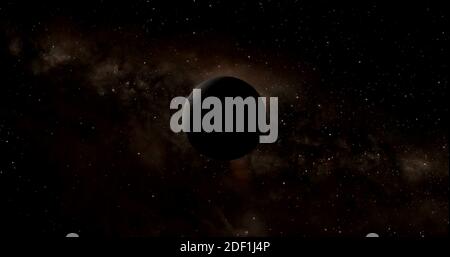 Pianeta Giove. pianeta 3d fotorealistico. Foto Stock