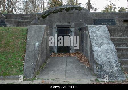 Battery Sater, Fort Hunt Park, Alexandria, Virginia Foto Stock