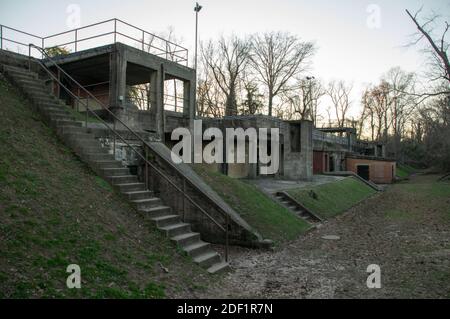 Battery Mount Vernon, Fort Hunt Park, Alexandria, Virginia Foto Stock