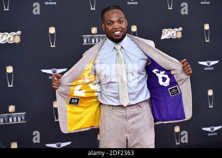 Derrick Henry partecipa al nono premio annuale NFL all'Adrienne Arsht Center il 01 febbraio 2020 a Miami, Florida. Foto di Lionel Hahn/ABACAPRESS.COM Foto Stock