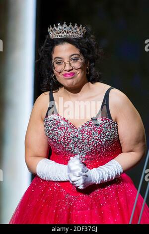 Melha Bedia durante la quarantacinquesima cerimonia annuale Cesar Film Awards tenutasi presso la Salle Pleyel di Parigi, in Francia, il 28 febbraio 2020. Foto di Nasser Berzane/ABACAPRESS.COM Foto Stock