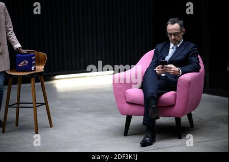 Emmanuel Gregoire alla Stazione F per una conferenza stampa il 5 marzo 2020 a Parigi, Francia. Foto di Eliot Blondt/ABACAPRESS.COM Foto Stock