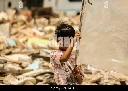 Bambino sorridente Foto Stock