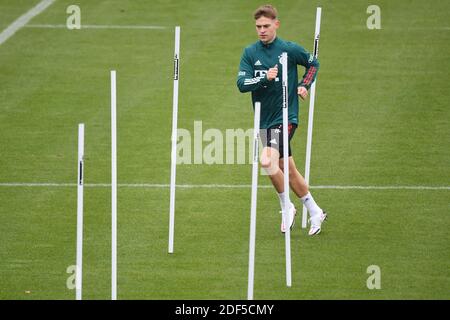 Monaco, Germania. 03 dic 2020. Joshua KIMMICH (FC Bayern Monaco) durante la formazione avanzata, FC Bayern Monaco, formazione su Saebener Strasse. Calcio 1. Bundesliga, stagione 2020/2021 il 3 dicembre 2020. | utilizzo in tutto il mondo credito: dpa/Alamy Live News Foto Stock