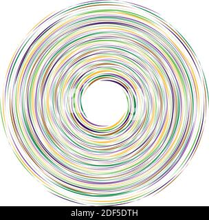 tornado vortice cerchio colorato illustrazione vettoriale Illustrazione Vettoriale