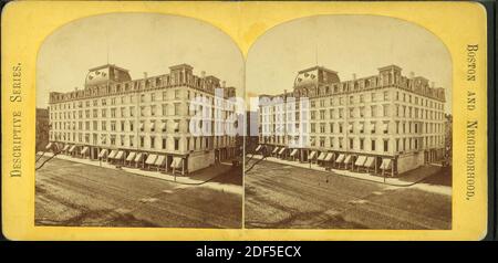 Commonwealth Hotel., immagine, Stereographs, 1850 - 1930 Foto Stock