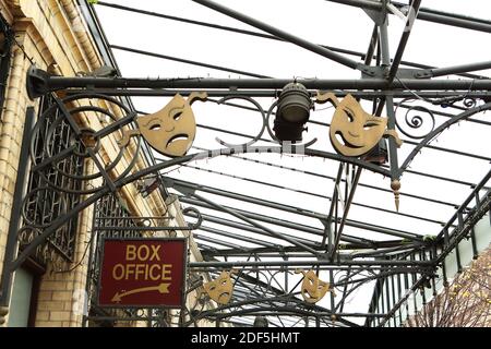 Baldacchino per il teatro Gaeity di Dublino Foto Stock