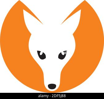 logo fox simbolo vettoriale Illustrazione Vettoriale
