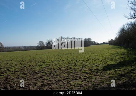 M25 Colne Valley zona di servizio autostrada Sito proposto, Iver Heath, Bucks - applicazione di pianificazione PL/20/4332/OA Foto Stock