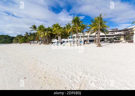 L'hotel resort Discovery Shores a Boracay, Filippine Foto Stock