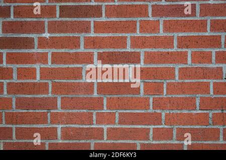 Una chiusura di un muro di mattoni Foto Stock