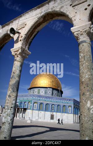 Israele, Moschea di al Aqsa a Gerusalemme Foto Stock