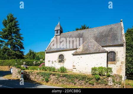 Francia, Ille-et-Vilaine, Costa Smeralda, le Minihic-sur-Rance, Sainte-Anne cappella o Saint-Buc cappella Foto Stock