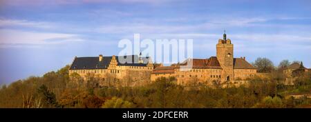 un romantico castello in allstedt sassonia anhalt germania Foto Stock