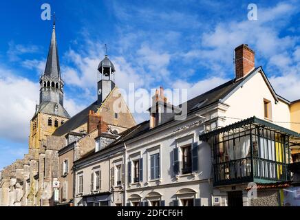 Francia, Eure-et-Loir, Beauce e Perche territori, elencati villaggio di Bonneval Foto Stock