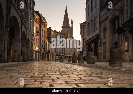 LOCKDOWN A LA ROCHELLE DURANTE LA PANDEMIA COVID-19, (17) CHARENTE-MARITIME, NOUVELLE AQUITAINE, FRANCIA Foto Stock