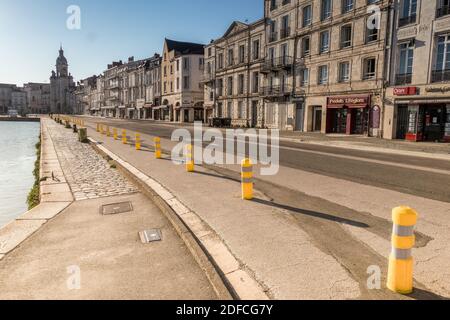 LOCKDOWN A LA ROCHELLE DURANTE LA PANDEMIA COVID-19, (17) CHARENTE-MARITIME, NOUVELLE AQUITAINE, FRANCIA Foto Stock