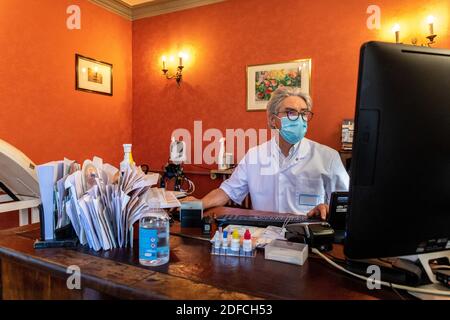 BRETEUIL-SUR-ITON, EURE, NORMANDIA, FRANCIA, EUROPA Foto Stock