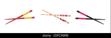 Chopstick giapponese senza giunture sfondo. Illustrazione vettoriale EPS10 Illustrazione Vettoriale