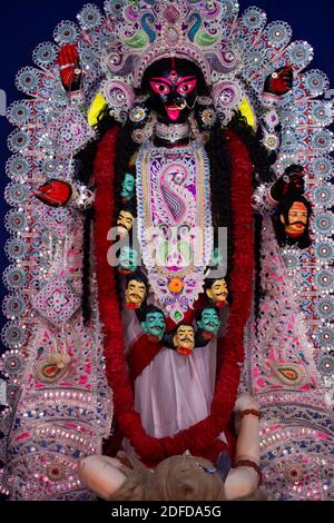 Kali è la quintessenza di shakti, potenza femminile Foto Stock