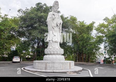 All'interno del tempio Puh Toh Tze a Kota Kinabalu, Sabah, Malesia Foto Stock