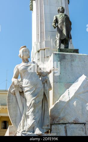 Statua o monumento di José Miguel Gomez, Santa Clara, Cuba Foto Stock