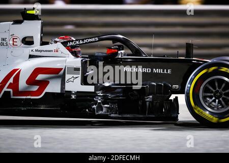 MAGNUSSEN Kevin (dnk), Haas F1 Team VF-20 Ferrari, in azione durante la Formula 1 Rolex Sakhir Grand Prix 2020, dal 4 al 6 dicembre 2020 sul circuito Internazionale del Bahrain, a Sakhir, Bahrain - Foto Florent Gooden / DPPI / LM Foto Stock