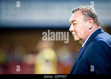 File photo - Ritratto di Eric de Cromieres, presidente della ASM Clermont Auvergne (ASM). 10 settembre 2016 a Clermont Ferrand, Francia. De Cromieres è stato presidente del club di rugby ASM Clermont Auvergne dal 2013, è morto all'età di 66 anni è stato annunciato oggi. Foto di Julien Poupart/ABACAPRESS.COM Foto Stock