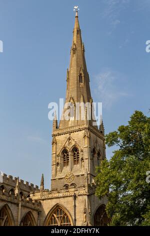 La Chiesa Parrocchiale di Santa Maria Maddalena a Newark-on-Trent, Nottinghamshire, Regno Unito. Foto Stock