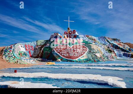 La salvezza di montagna, Niland, California Foto Stock