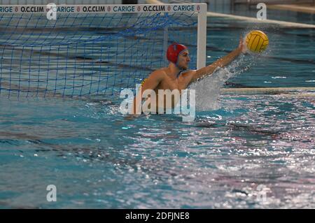 Zanelli pool, Savona, Italia, 05 Dic 2020, Thomm Florian (VK Radnicki) durante VK Radnicki vs OSC Potsdam, LEN Euro Cup Waterpolo match - Foto Danilo Vigo / LM Foto Stock