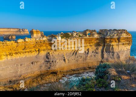 Formazione rocciosa di Razorback al parco nazionale di Port Campbell in Australia Foto Stock