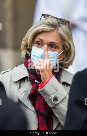 Valerie Pecresse ai funerali dell'autore francese Denis Tillinac nella chiesa di Saint-Francois-Xavier il 02 ottobre 2020 a Parigi, Francia. Foto di Nasser Berzane/ABACAPRESS.COM Foto Stock