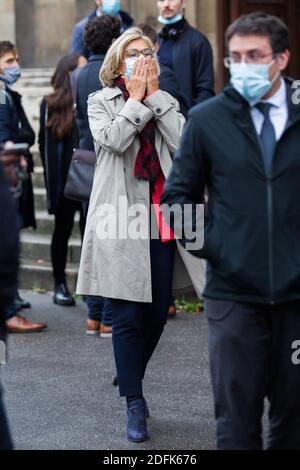 Valerie Pecresse ai funerali dell'autore francese Denis Tillinac nella chiesa di Saint-Francois-Xavier il 02 ottobre 2020 a Parigi, Francia. Foto di Nasser Berzane/ABACAPRESS.COM Foto Stock