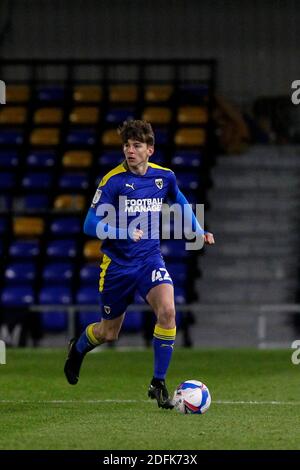 Wimbledon, Regno Unito. 05 dicembre 2020. Steve Seddon di AFC Wimbledon sul pallone durante la partita Sky Bet League 1 tra AFC Wimbledon e Bristol Rover al Plough Lane Stadium, Wimbledon, Inghilterra, il 5 dicembre 2020. Foto di Carlton Myrie. Credit: Prime Media Images/Alamy Live News Foto Stock