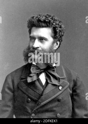 JOHANN STRAUSS II (1825-1899) compositore austriaco, circa 1845. Foto Stock