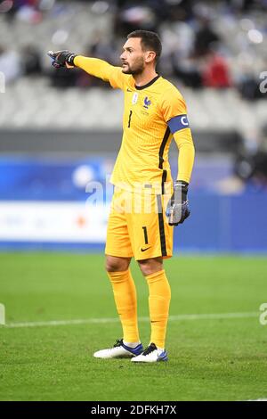 Hugo Lloris di Francia in azione durante la partita di gruppo della UEFA Nations League tra Francia e Portogallo allo Stade de France, il 11 ottobre 2020 a Parigi, Francia. Foto di David Niviere/ABACAPRESS.COM Foto Stock