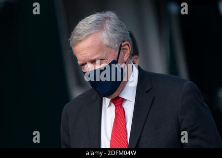 Il capo dello staff della Casa Bianca Mark Meadows parla ai media della Casa Bianca. Washington, DC, USA, 21 ottobre 2020. Foto di Chris Kleponis/piscina/ABACAPRESS.COM Foto Stock