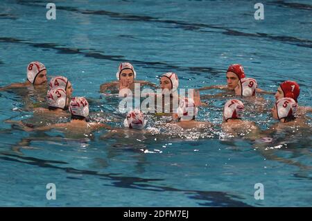 Savona, Italia. 05 dicembre 2020. Team Savona durante Rari Nantes Savona vs CE mediterranei, LEN Euro Cup Waterpolo match a savona, Italia, Dicembre 05 2020 Credit: Independent Photo Agency/Alamy Live News Foto Stock