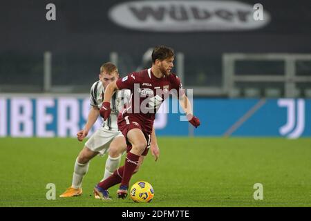 Torino, Italia. 5 dicembre 2020. Torino, Italia, stadio Allianz, 05 dicembre 2020, 15 Cristian Ansaldi (Torino FC) durante Juventus FC vs Torino - Calcio italiano Serie A match Credit: Claudio Benedetto/LPS/ZUMA Wire/Alamy Live News Foto Stock