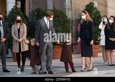 Pierre Casiraghi con sua moglie Beatrice Borromeo Casiraghi e i