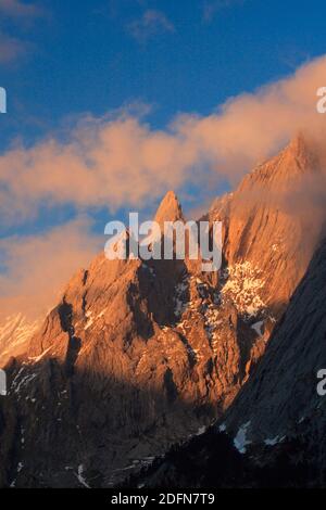 Engelhoerner, Rosenlatal, Oberland Bernese, Berna, Svizzera Foto Stock